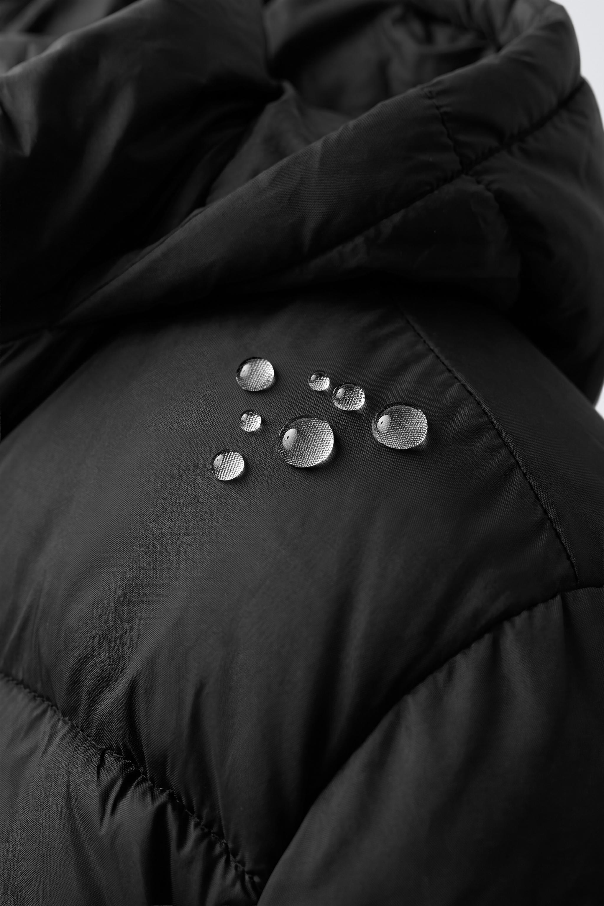 WATER-REPELLENT HOODIE PADDED JACKET
